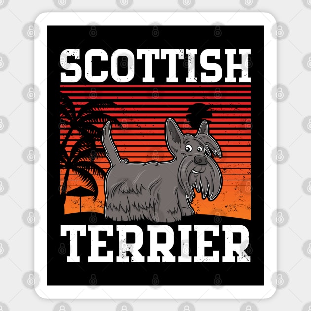 Scottish Terrier | Dog Owner Scottish Terriers Sticker by Streetwear KKS